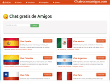 Tablet Screenshot of chateaconamigos.com